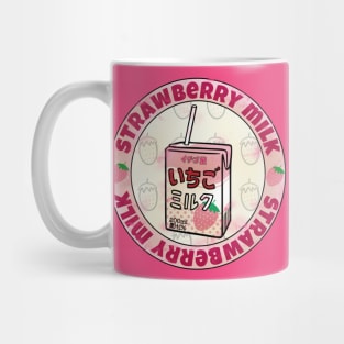 Vintage Strawberry Milk Mug